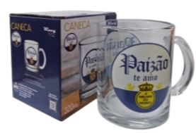 FBC02047 CANECA PAIZAO VIDRO 320ML 9,5X7,5CM