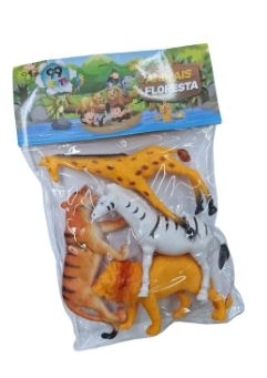 TOYS-260254 BRINQUEDO EM PLÁSTICO KIT CAVALOS 36X5X19.5CM