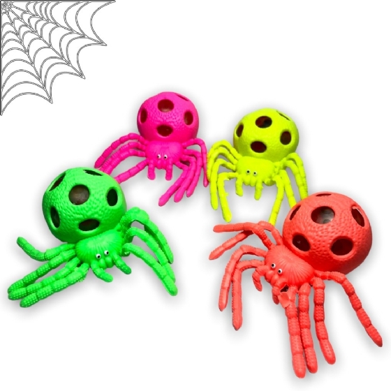 GK3470 ARANHA CORES SORTIDAS - ANTI STRESS