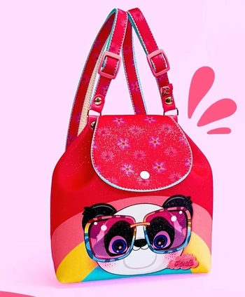 M4001 MOCHILA PANDA DE OCULOS COLORIDO