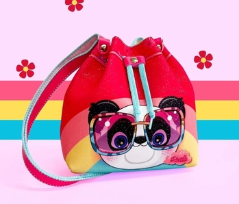 B4039 BUCKET PANDA DE OCULOS COLORIDO