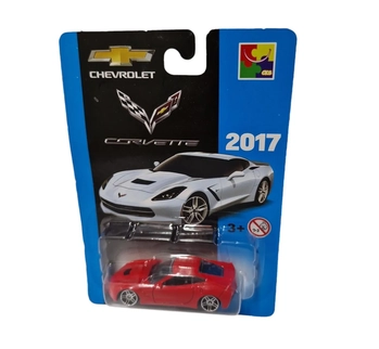 MTCP-12 CARRO METAL CHEVROLET CORVETTE 2017 - ESCALA: 1