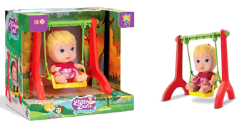 8099 BONECA LITTLE DOLLS PLAYGROUND MENINA NO BALANÇO