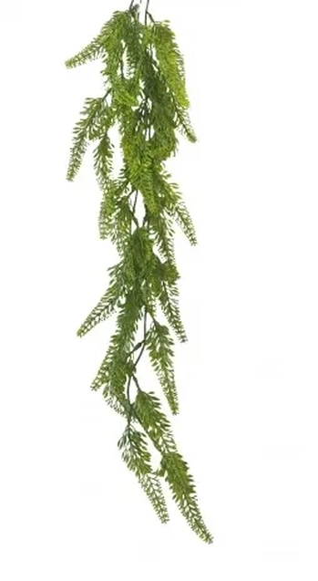 E/1167 PENDENTE FOLHAGENS E LAVANDA X3 79CM