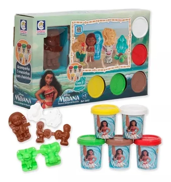 2692 DISNEY MOANA E AMIGOS DE MASSINHA