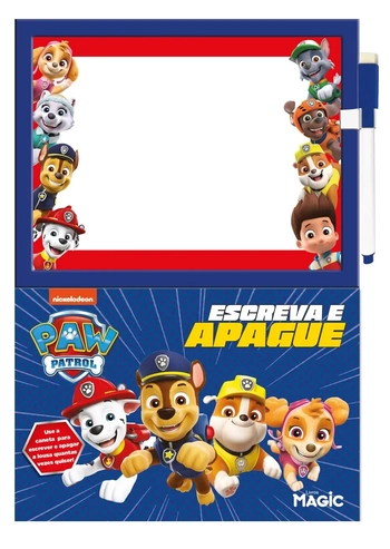 108086 LIVRO LOUSA ESCREVA E APAGUE PATRULHA CANINA