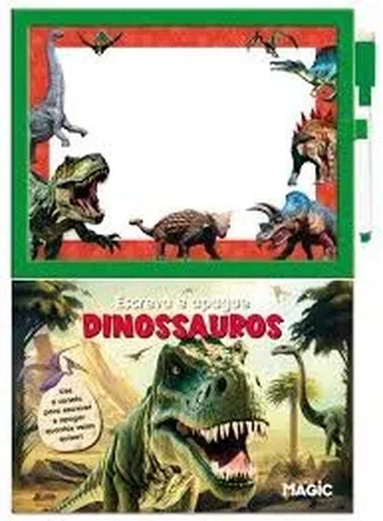 106075 LIVRO LOUSA ESCREVA E APAGUE DINOSSAUROS