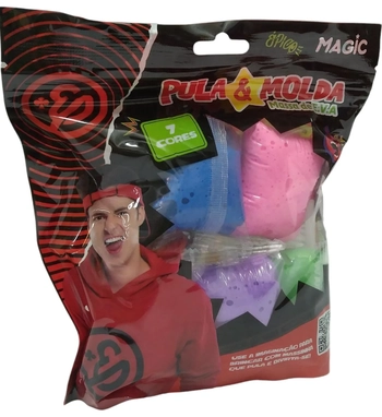 902567 MASSA PULA E MOLDA 7 CORES - 70G  ENALDINHO
