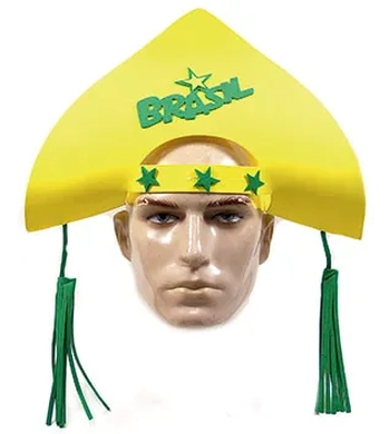 815024 CHAPEU LAMPIAO EVA VERDE/AMARELO