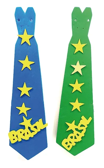 815025 GRAVATA BRASIL EVA C/5