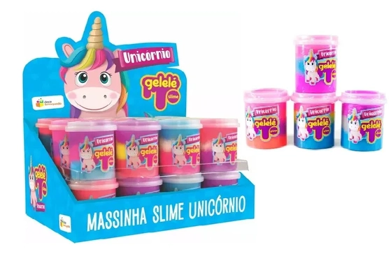 3462 GELELE SLIME POTE UNICORNIO 152G