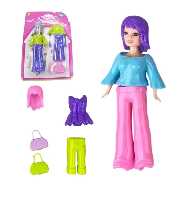 GK1936 BONECA C/ ACESSORIOS