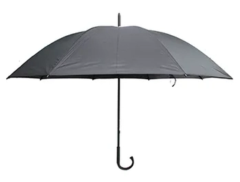 7160-3 GUARDA-CHUVA PORTARIA MANUAL PRETO C/CABO CURVO