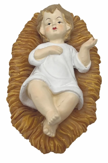 27685 MENINO JESUS MANJ POLIRES 9X5X4,2CM