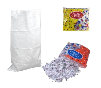 CONFETE SACO NATHY PLAST/LETICIA 10KGS 100PCTS C/100GRAMAS