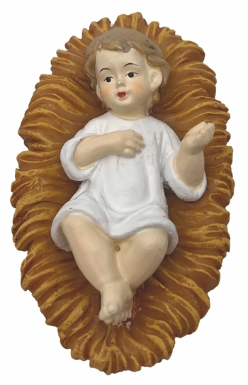 27686 MENINO JESUS MANJ POLIRES 13,5X7X6,2CM