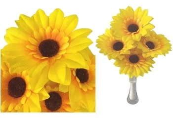 07112 GIRASSOL X 5 38CM