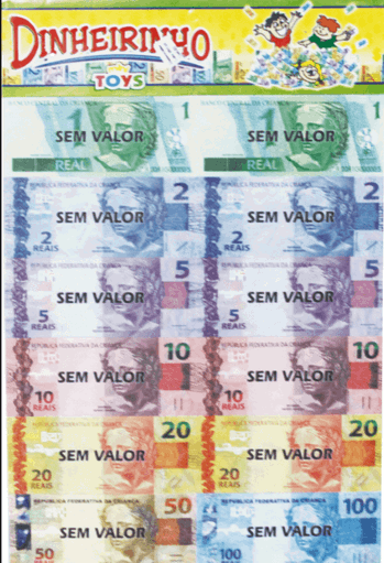 107/10123 DINHEIRINHO - CART C/100 NOTAS