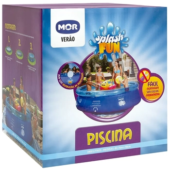 01054 PISCINA SPLASH FUNDA 4600LTS MOR 3.00MX3.00MX76CM