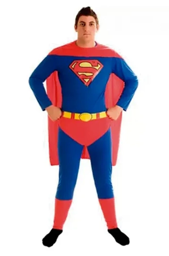 43053P FANTASIA SUPER HOMEM STD P ADULTO