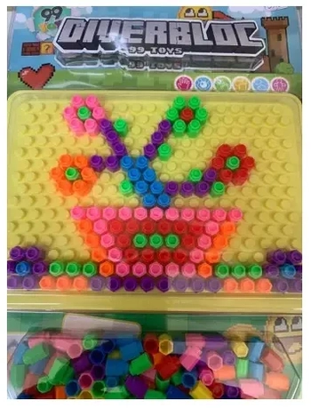 SUPER-22010 BRINQUEDO EM PLÁSTICO EDUCATIVO MINI BLOCOS