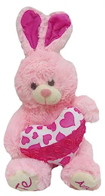 TY112310 COELHO PELUCIA C/CORACAO 35CM