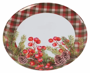 27418 MELAMINE NATAL PRATO REFEIÇÃO 28CM
