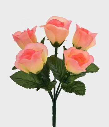 40929-011 BUQUE BOTAO ROSA X5 CETIM SALMAO