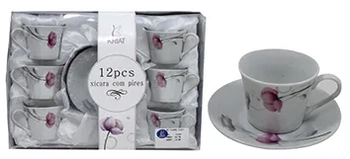11331 JOGO DE XICARA P/CAFE C/12PCS