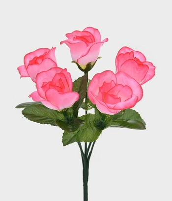 40929-018 BUQUE BOTAO ROSA X5 CETIM ROSA