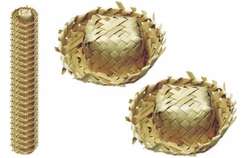 118/002 MINI CHAPEU DE PALHA C/60