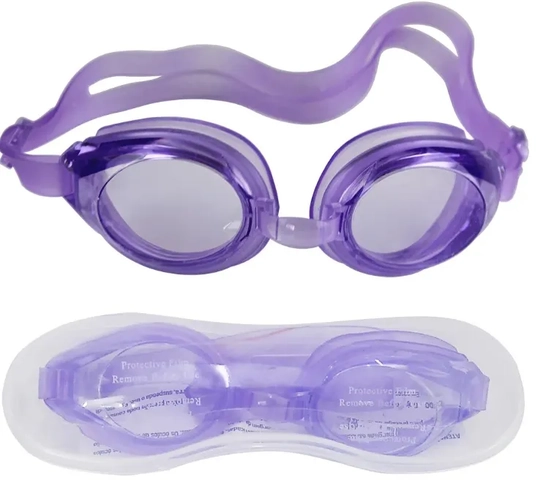 GU5486 OCULOS DE NATACAO ESTOJO PLASTICO ROXO