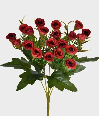 41414-009 BUQUE MINI BOTAO ROSA X5 VERMELHO