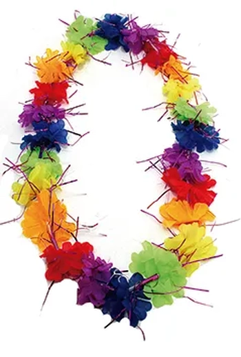 NYR6914 COLAR HAVAIANO C/RAFIA C/12