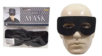 NYR6418/MOD6418 MEIA MASCARA ZORRO PRETA