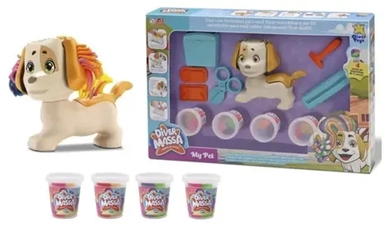 8277 DIVER MASSA - MY PET (MASSA DE MODELAR C/ACESSORIOS)