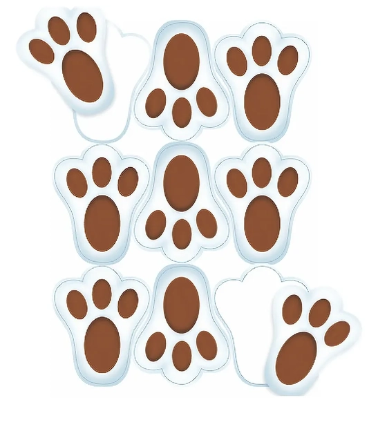 447 PE DE COELHO C/9 MARROM