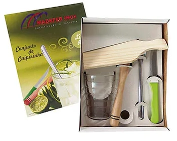 1-183 CONJUNTO P/CAIPIRINHA C/FACA