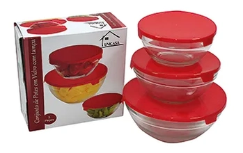 608779 CONJUNTO POTE DE VIDRO C/03PCS