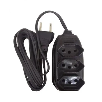 641 EXTENSAO DE 2MTS PRETA BABY