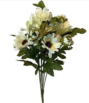 AQ-0036BR BUQUE DE MARGARIDA - 7 HASTES (BRANCO)