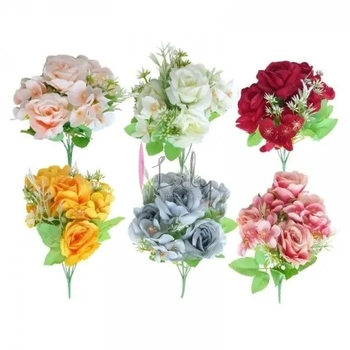 CR-0081 BUQUE DE ROSA MISTA - 7 HASTES