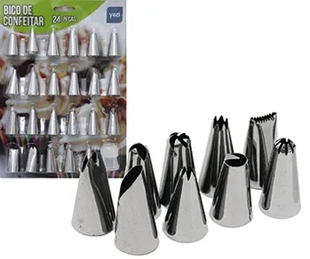 17788 BICO PARA CONFEITAR C/24PCS