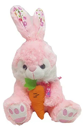 601386 COELHO PELUCIA C/CENOURA/OVO 40CM