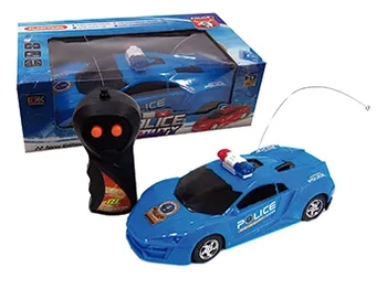 WB5208 CARRO CONTROLE REMOTO C/03 FUNCOES POLICE