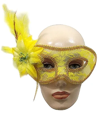 AE175 MASCARA BRANCA C/PENA