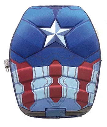 6232 MOCHILA INFANTIL 16 CAPITAO AMERICA AMOR