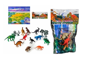 CP001521 BRINQUEDO KIT ANIMAIS DINOSSAUROS