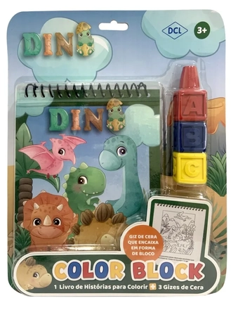 I8271 COLOR BLOCK DINOSSAUROS