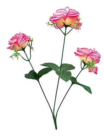 07345 GALHO DE ROSA DIAMANTE X3 66CM